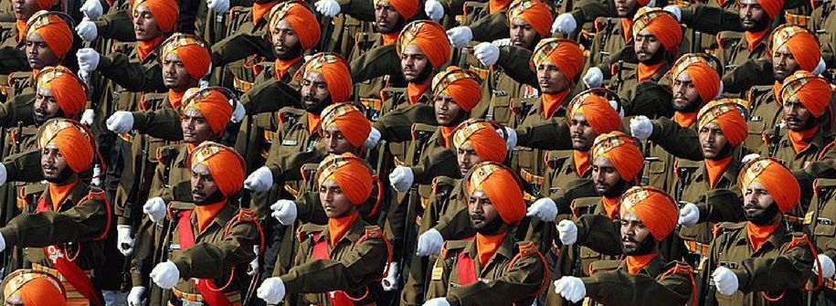 Republic Day of India - Indian Army Sikh Light Infantry Regiment